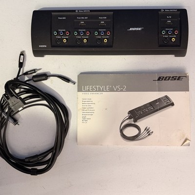 Bose VS-2 Lifestyle Video Enhancer  w/Cables & User Manual HDMI AV18 AV38 AV48