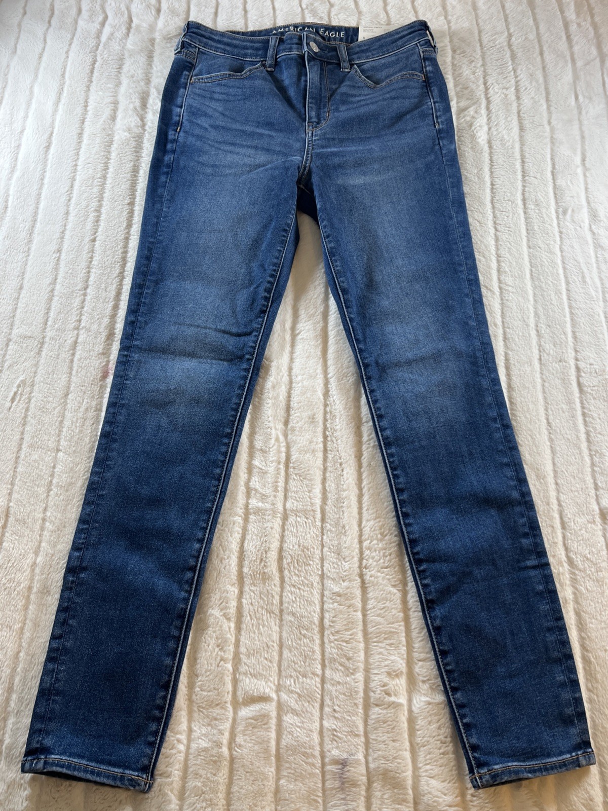 Womens American Eagle Jeans size 8, next level stretch, hi-rise jegging NWT