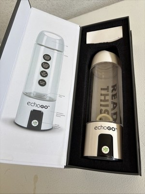 Echo Go Hydrogen Water Bottle (white)  With Cord