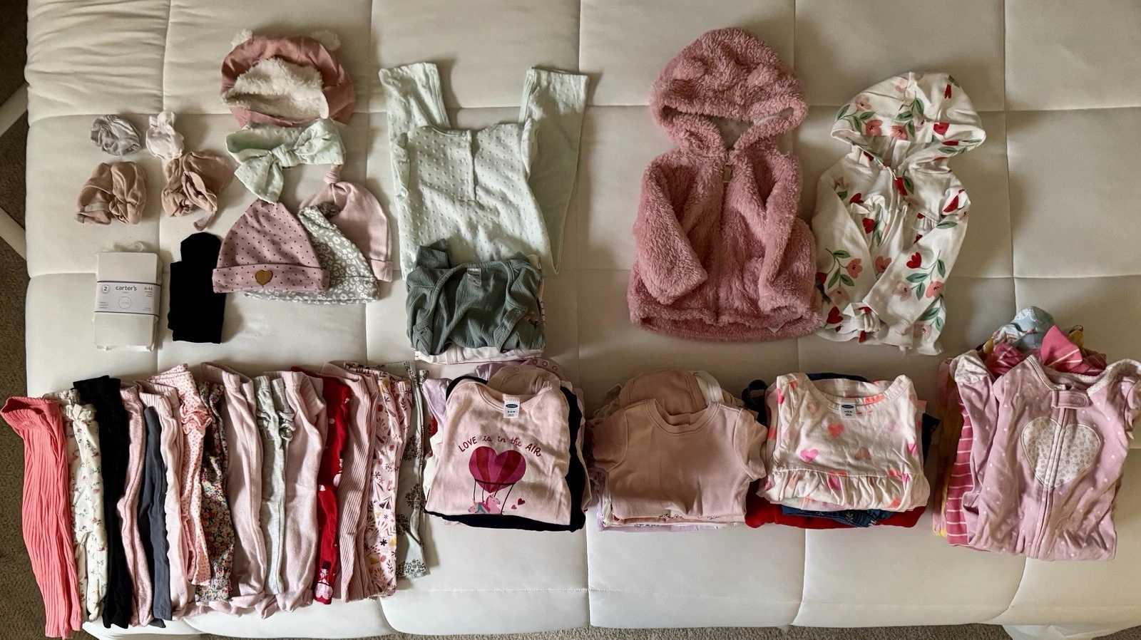 Baby Girl Clothes, Size 6-12 Months (Lot of 76 Items)