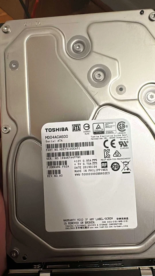 Pegasus 3 Series R6 36TB Raid Promise Technology Hard Drive Thunderbolt 3 - Image 2 of 3
