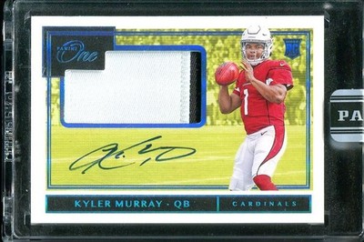 2025/2019 Kyler Murray Rookie Patch Auto 1/1 Panini BLACK BOX #1