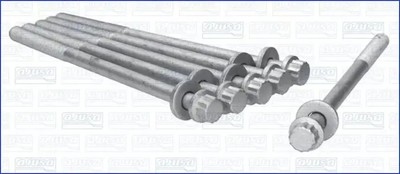 Zylinderkopfschrauben Set 81046800 AJUSA für SUBARU LEGACY I Station Wagon