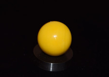   Vacor   Yellow Solite Opaque Marble LARGE Shooter Size .875" 7/8" MINT