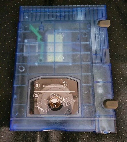 Iomega Zip 100 Blue Translucent USB-Powered External Drive NO POWER CABLE OR USB