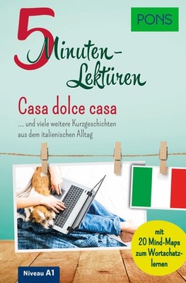 PONS 5-Minuten-Lektüren Italienisch A1 - Casa dolce casa | Taschenbuch | 128 S.