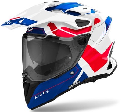 Airoh Commander 2 - Reveal Gloss White/Red/Blue