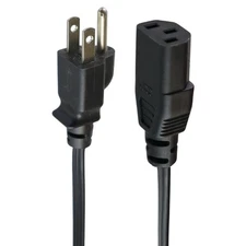 Foxconn ( FM-008 / FF-01 / E301899) 10A 125V Power Supply Cord - Black