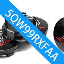 4pcs Wheel Center Caps 63mm For 2011-2023 Rim Hup Center Covers Gloss Black Red 4pcs Wheel Center Caps 63mm For 2011-2023 Rim Hup Center Covers Gloss Black Red