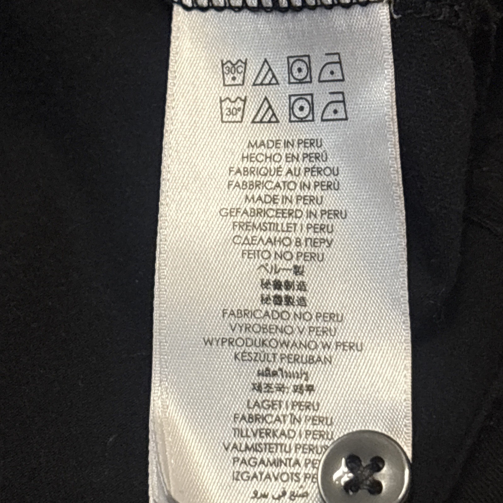 Michael Kors Men’s VTG Performance Stretch Rare Logo Polo black Size large image 7