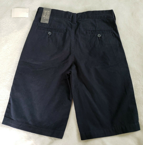 Pure Stuff Shorts Boys 14 Navy Golf Preppy Church Pockets Cargo Uniform Chino - Picture 2 of 11