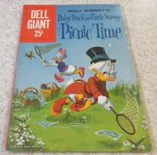 Walt Disney's Daisy & Uncle Scrooge Picnic Time 33 (1960) WHOLESALE $19.00!