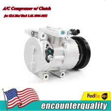A/C Compressor W/ Clutch For Kia Rio LX EX SX 1.6L 2006 2007 2008 2009 2010 2011