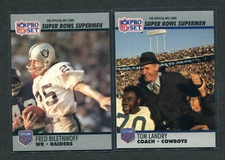 1990 Pro Set Super Bowl Supermen Complete Your Set You Pick