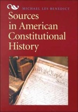 Sources in American Constitutional History - Paperback - ACCEPTABLE