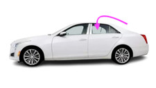 Fits: 2014-2019 Cadillac CTS 4D Sedan Driver Rear Left Side Door Window Glass