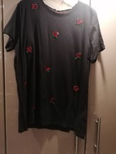 Only Shirt mit Palletten Rosen neu Gr46(48