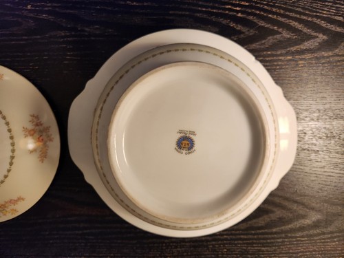 Kongo KON50 China Japan Vegetable Serving Bowl With Lid Hand Painted 10 1/2" - Picture 5 of 9