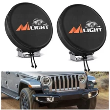Nilight 7inch Round Offroad Driving Pod Light Cover 7.25 Inch Diameter Cover