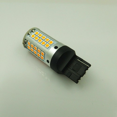 No Hyper Flash 25W Amber 7440 CANbus LED Bulbs For Front/Rear Turn Signal Light - Picture 4 of 10