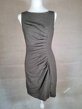 calvin klein womens dresses size 2 Fitted W/bunched Side Grey