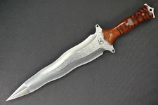 Busse Custom Kris P Bacon 9.8 .218" Hammered/Competition INFI, G-rexed Snakewood
