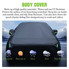 For Lexus Black Car Full Cover Uv Snow Dust Rainproof Forst Resistant Protection