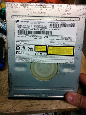 日立 LG DVDドライブ GDR-8162B Hitachi LG GDR-8162B Black IDE DVD Drive September 2003 - | eBay