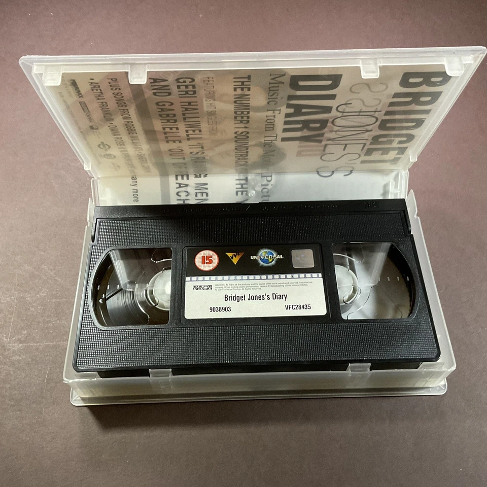 Bridget Jones's Diary, Hugh Grant, Renee Zellweger, VHS Video Tape, Cert 15 - Image 3 of 3