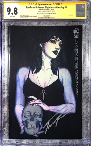 CGC 9.8 Sandman Nightmare Country Foil El Quinto Mundo 2023 Ed Signed by Frison