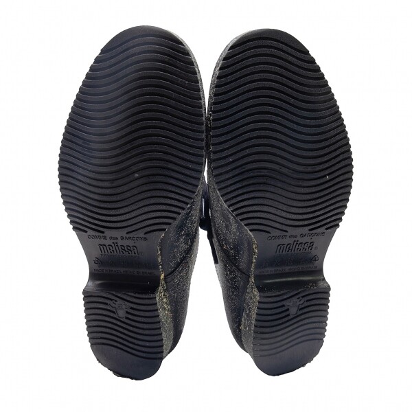 COMME des GARCONS melissa Sawdust Pasted Rubber Shoes Size