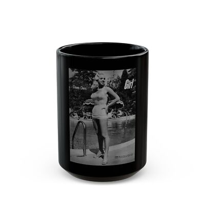 Diana Dors #213 (Vintage Female Icon) Black Coffee Mug