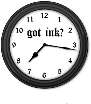 Got Ink Tattoo Artist Wall Clock - Shop Parlor Studio Kit - GREAT GIFT ...