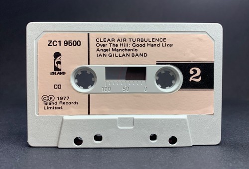 Ian Gillan Band CLEAR AIR TURBULENCE Cassette ZC1 9500 **RARE PINK LABEL 1977** - Picture 6 of 9