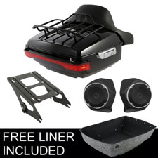 King Trunk Backrest Tail Light Speakers Fit For Harley Touring 2014-2025 2024