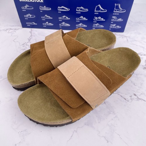 Birkenstock Kyoto Mink Suede Leather Unisex Wide Sandals EU 36-40 - Picture 6 of 8