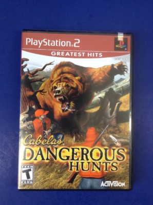 Cabela's Dangerous Hunts Sony Playstation 2, PS2 Greatest Hits Manual Booklet