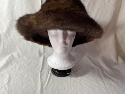 Yudofsky Australian Natural Brn Possum Fur Hat