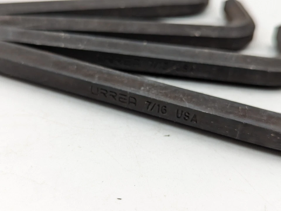 7/16" Hex Key Allen Wrench, Lot of 4, Urrea USA - Image 2 of 2