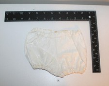 Vintage Baby Bloomers Diaper Cover White Paisley Design