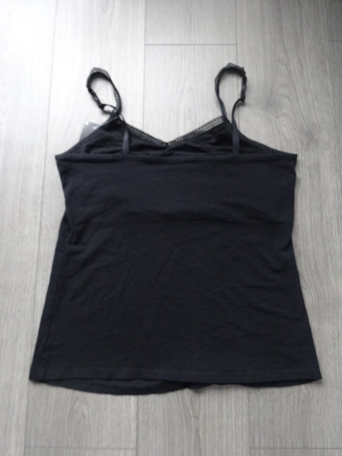 BNWT M&S MARKS & SPENCER BLACK SECRET SUPPORT VEST TOP UK SIZE 20 eBay