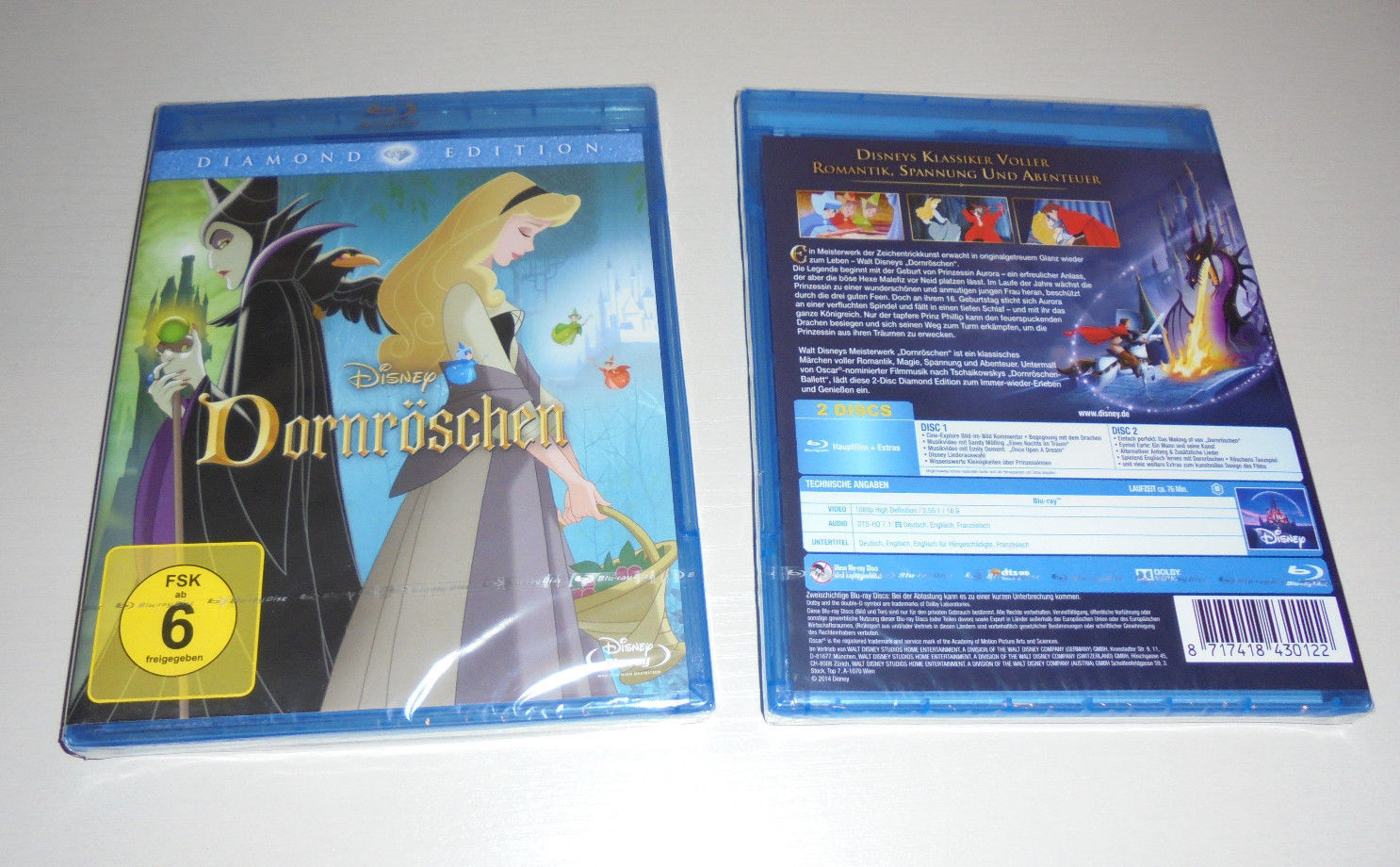 Dornröschen - Diamond Edition (Walt Disney # BLU-RAY-NEU - Bild 2