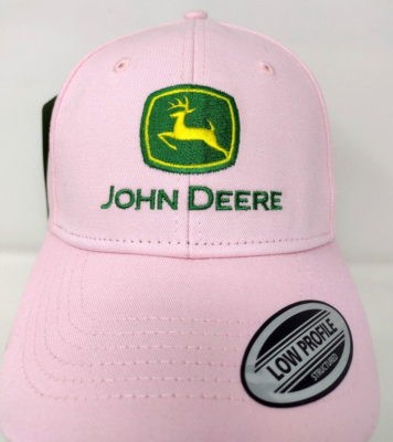John Deere Tractors Embroidered Logo Pink Adjustable  display picture 1