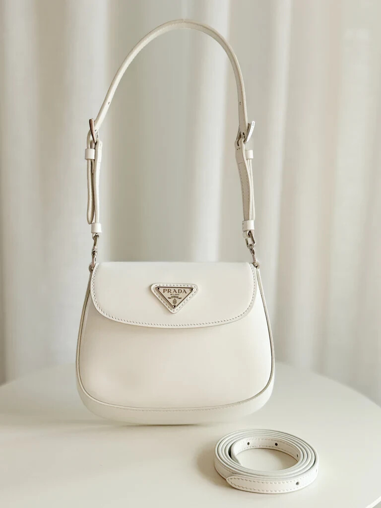 PRADA Cleo Brushed Leather Mini Bag | eBay