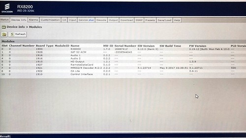 Ericsson RX8200 Receiver SAT IP I/O MPEG Transport Stream MPEG 4/2 BISS AC3 - Picture 11 of 14