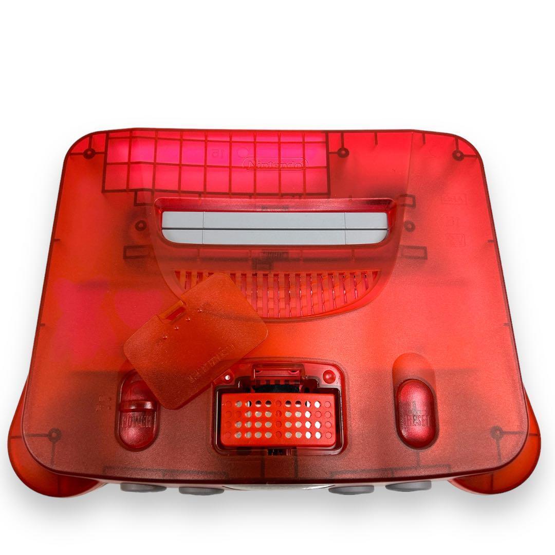 Nintendo 64 Clear Red Console - Excellent Condition Nintendo 64 Clear Red Console - Excellent Condition