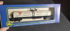 BX Boxed HO Scale Train Car AHM IN TRANSIT TANKCAR 5297-03 GATX UTLX 85780