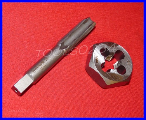 M14 X 1.50 Metric Tap Hex Die COMBO Irwin 1750 6950ZR  - Foto 1 di 8