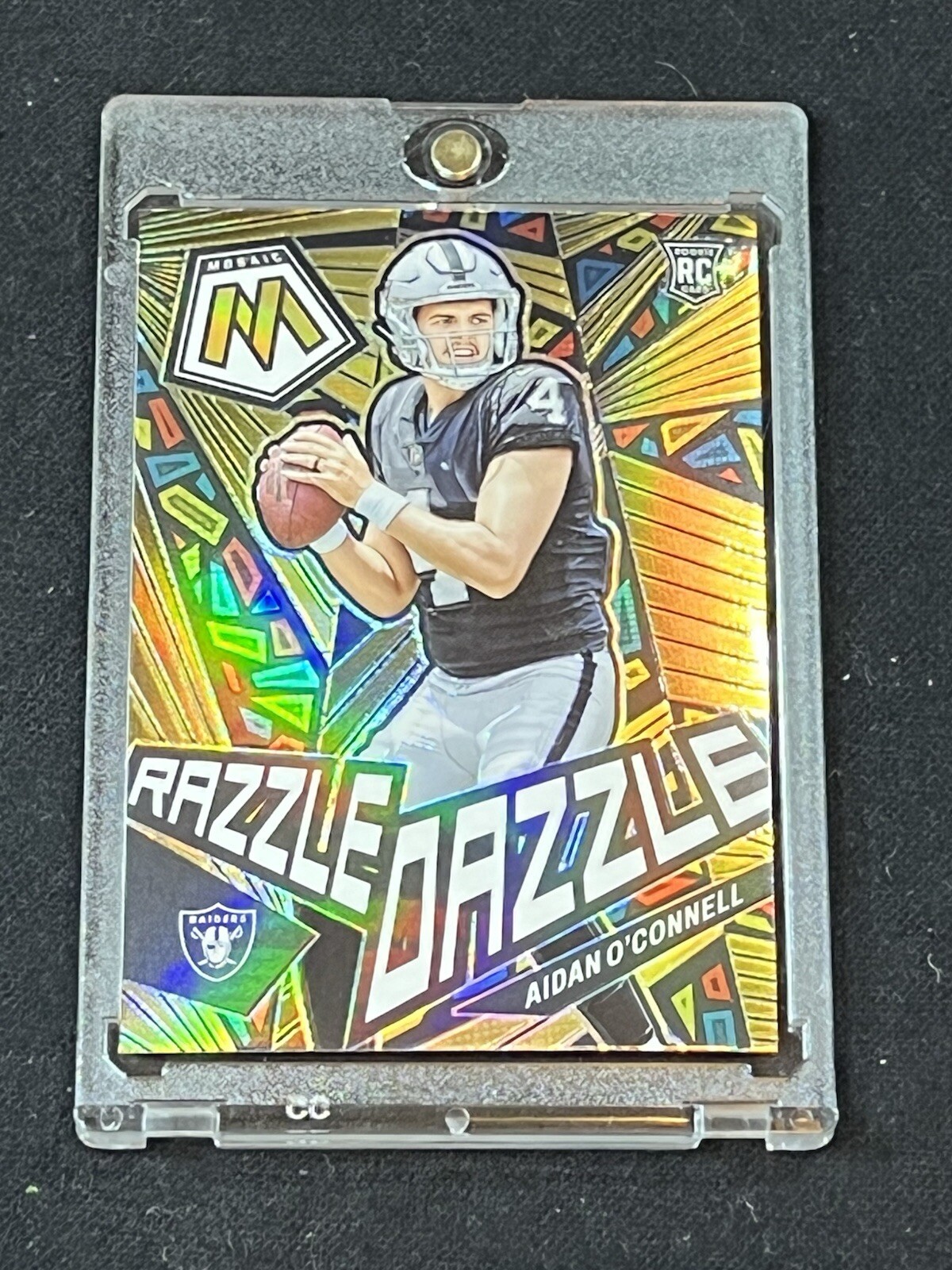 2023 MOSAIC AIDAN O'CONNELL ROOKIE RAZZLE DAZZLE CASE HIT Raiders