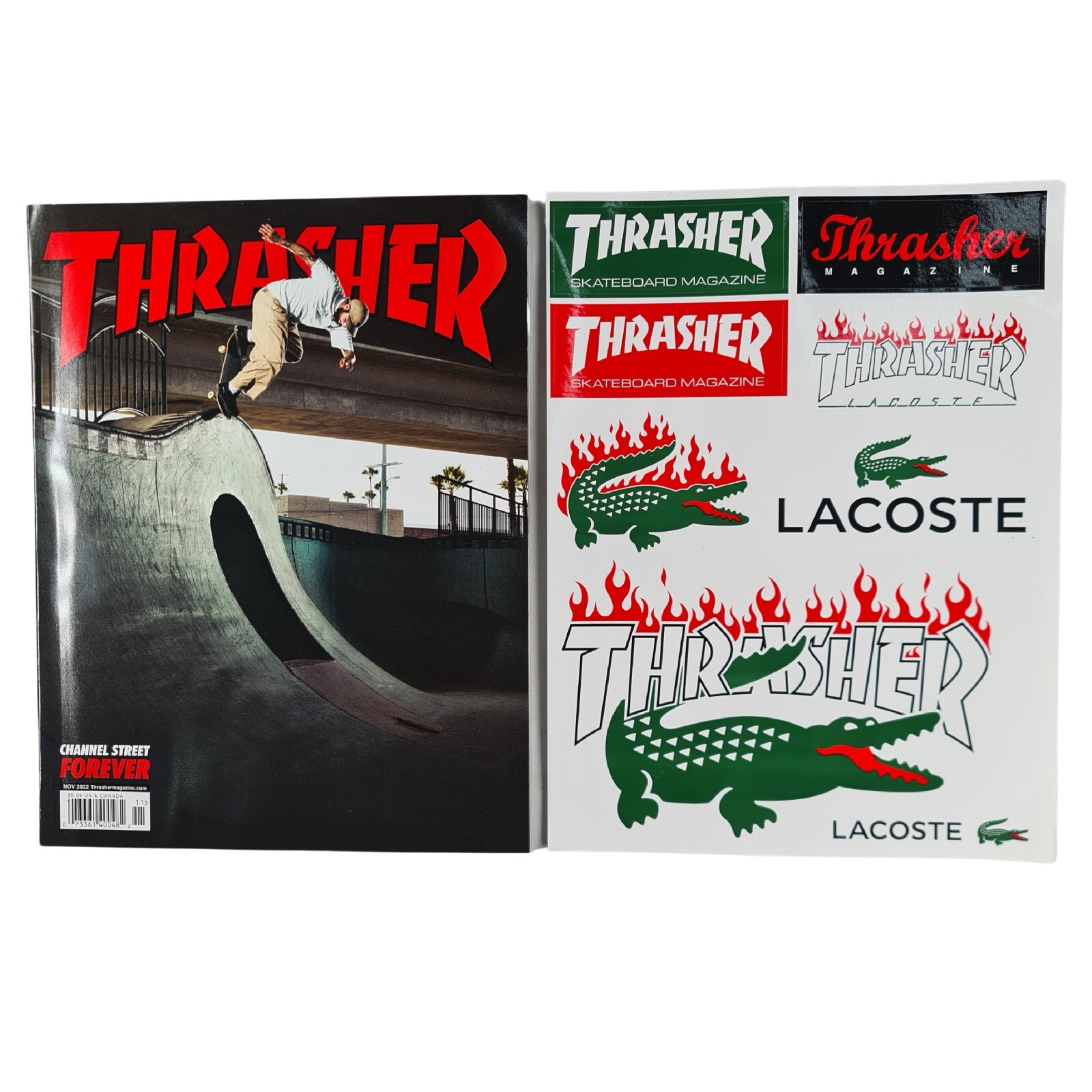 Thrasher Magazine N°506 - Septembre 2022 - Brad Pitt Signé - Skateboard